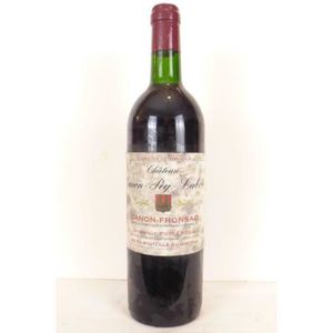 VIN ROUGE canon fronsac château canon-pey-labrie rouge 1998 