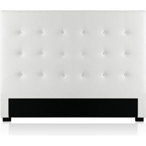 TÊTE DE LIT Tête de lit capitonnée Premium 140cm Blanc