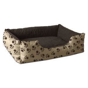 CORBEILLE - COUSSIN BedDog LUPI lit pour chien, Panier corbeille, coussin de chien [S env. 55x40cm, NAMIBSAND-DOG (beige/brun)]