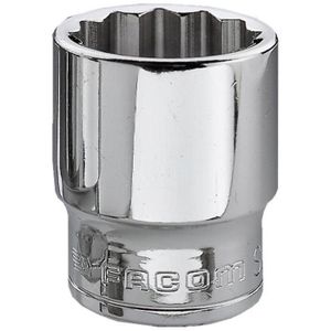Chrome satin/é 4 /à 12 mm KS Tools 922.3897 Rail de 7 douilles tournevis longues 6 pans 3//8