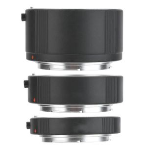 Alloy Objectif Adaptateur Macro grossissements Multiples Meike Auto Focusing Macro Extension Lens Adapter Tube Ring Set for Canon EF/EF-S Mount DSLR A 