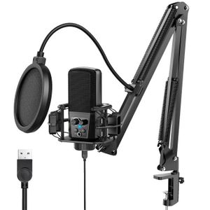Support de Microphone professionnel, enregistrement en Studio, filtre Pop  pliable, pare-vent d'isolation avec trépied - Type 1.5m Tripod Kits 1
