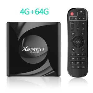 BOX MULTIMEDIA 8K TV Box Android 4G+64GB Android 13.0 Lecteur Mul