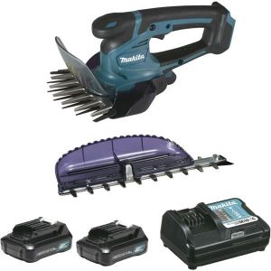 TAILLE-HAIE Taille herbe CXT 12V + 2 batteries 1,5Ah + chargeur - MAKITA - UM600DWYEX