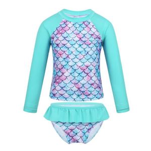 Iefiel Ensemble Maillot De Bain Deux Pieces Bebe Enfant Fille Bikini Raye Anti Uv Upf 50 Gilet Haut Et Jupet Short De Bain 4 11 Ans Fille Vetements Lawawarenesssociety In