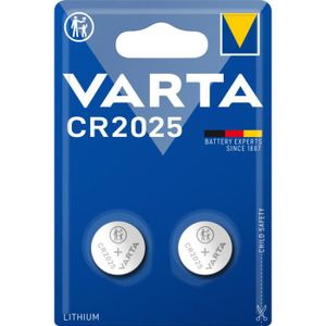 PILES Varta - Pack de 5 Pile électronique CR2025 blister