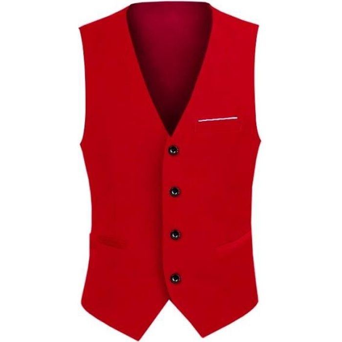 gilet rouge costume