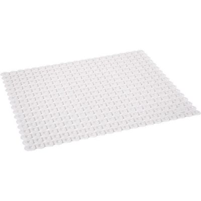 Tapis égouttoir Silicone Pour Vaisselle - 40x32,5 Cm, Antidérapant, Incliné, Résistant à La Chaleur, Gris