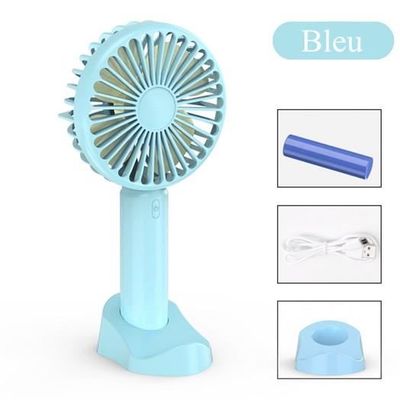 Ventilateur Cou Portable Pliable Brumisateur USB 5 Vitesses - Collier Ventilateur Sans Pale Silencieux Avec LED, Blanc