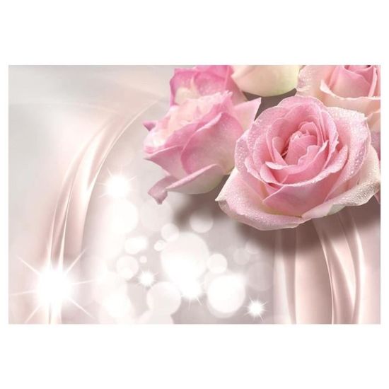 Papier Peint Panoramique Fleurs Fleuri Art Aquarelle 84 - Salon Chambre Cuisine Couloir Intisse 288 X 288 Cm Adhesif 90888866