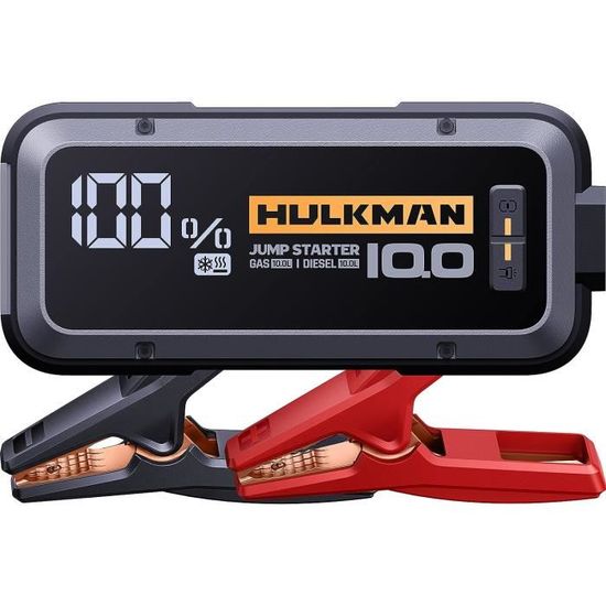 Booster Batterie Voiture 4000A - Démarreur Portable 12V Pour Voiture Essence Ou Diesel