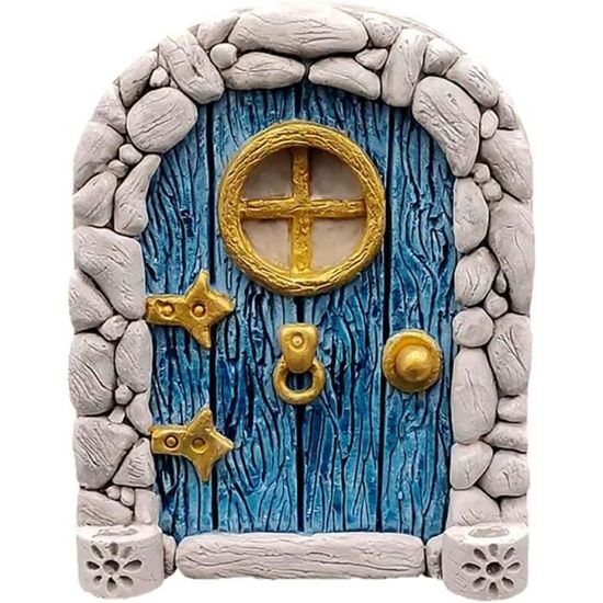SPTwj Miniature Porte de Fée et Fenêtre Kit Décorations d'arbre de Fées