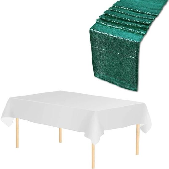 Nappes De Table Rectangulaires - La Compagnie Du Blanc