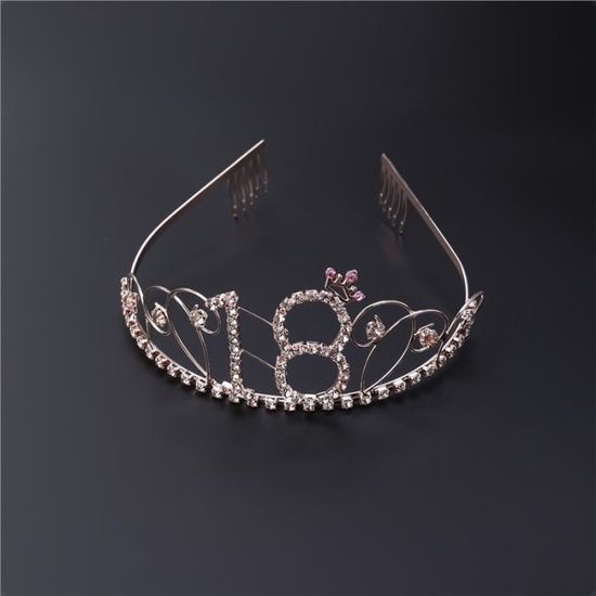 Couronne Anniversaire 70 Ans Avec Bandeau - Strass Et Satin | Cadeau Pour Femme