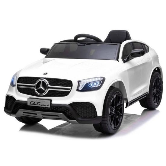 Voiture électrique pour enfant Mercedes GLC coupé Edition Blanc - Batterie 12v et télécommande