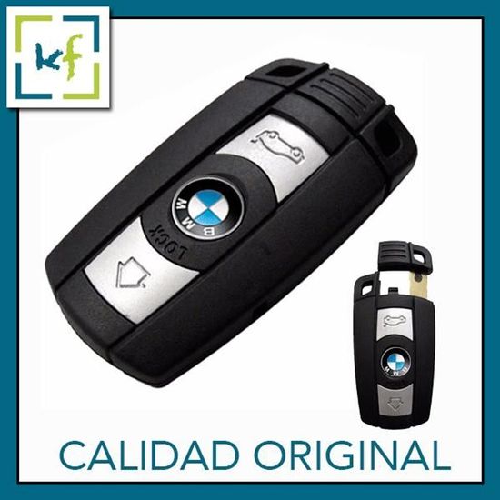 Coque Clé BMW En Fibre De Carbone - Compatible E46, E39, X5, Z4... - Porte-Clés Inclus