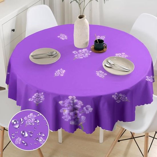 Nappe élastique Blanche Pour Tables Rondes De 180 Cm De Diamètre