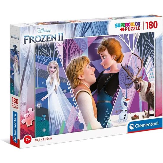 Puzzle La Reine des Neiges 2 - Clementoni - 180 pièces - Dessins animés et BD - Garantie 2 ans