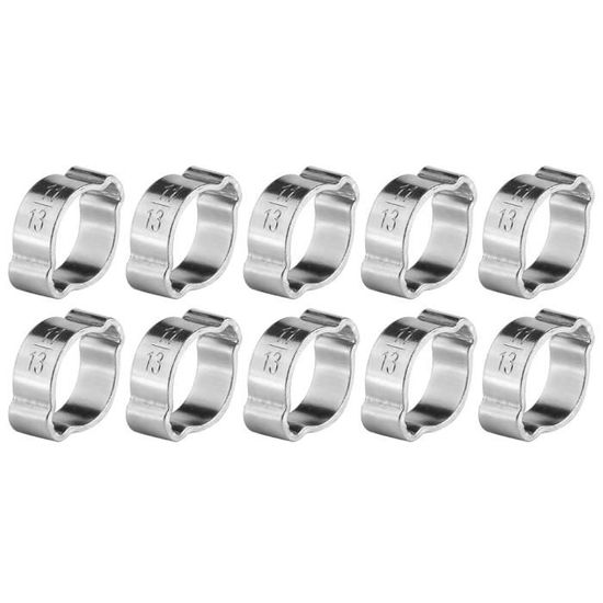 Colliers De Serrage De Serrage 10 Pièces En Acier Inoxydable T-Bolt