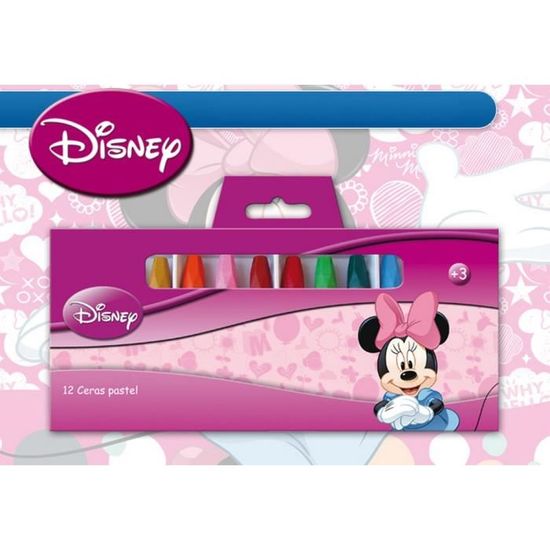 Crayons de Couleur 12 couleurs Disney Minnie Mouse 