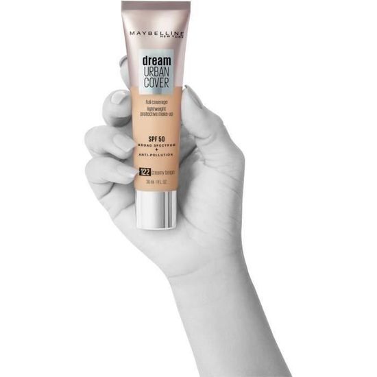 Maybelline Dream Samtig Matt Make-Up – Natural Ivory 01, 30 Ml, Langanhaltend & Mit Gelfeel