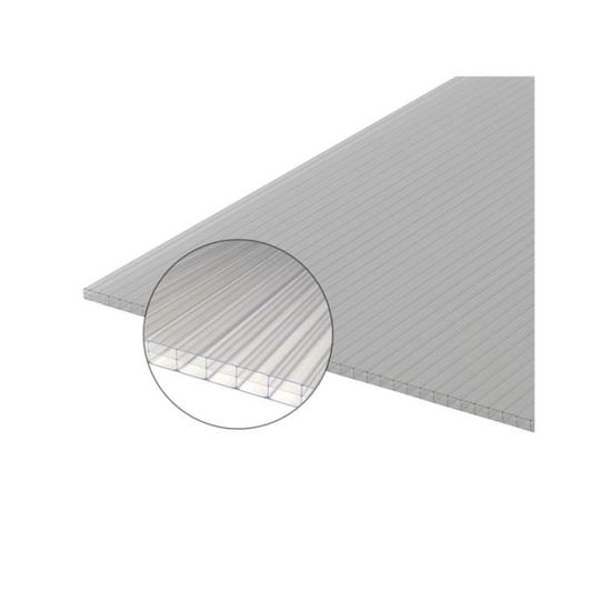 Plaque polycarbonate alvéolaire 3m x 0.98 épaisseur 16mm - ELYSOL - le Club