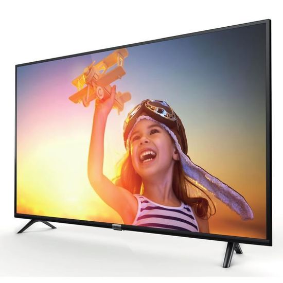 TCL 50DP602, 127 cm (50"), 3840 x 2160 pixels, LED, Smart TV, Wifi, Noir