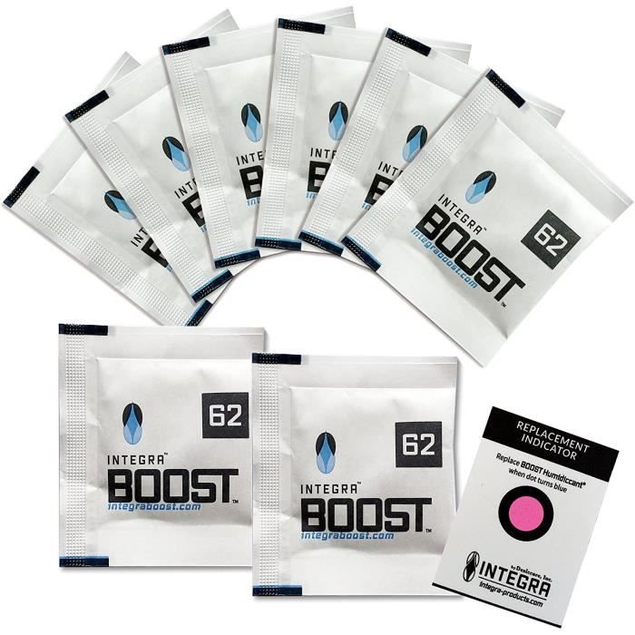 Integra Boost - Sachets Humidité 62% - Lot De 8 - Pour Fleurs Et Herbes