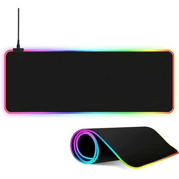 Grand Tapis de Souris XXL Sunrise Forest River Tapis de Souris Gaming