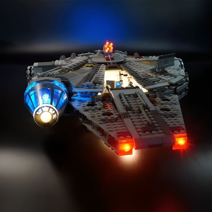 Kit de lumières LED pour faucon millenium LEGO star wars modèle 75105