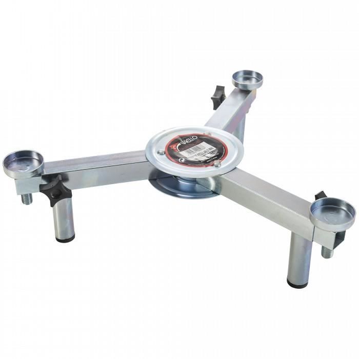 Mini trepied reglable de table pour rechaud a paella. Ce mini trepied permet d'installer un rechaud a paella sur une ta