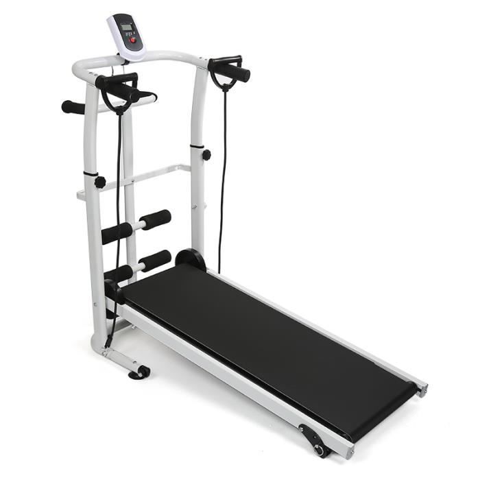 Tapis de course Tapis roulant avec Écran LCD Appareil de Fitness Pliable