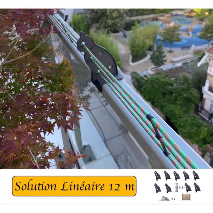 Protection pour balcons et terrasses linéaires de 12m
