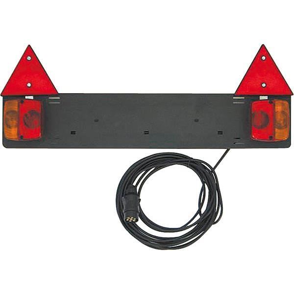 Rampe d'éclairage compacte pour remorque 12V - Sodise 16656 - longueur 750 mm