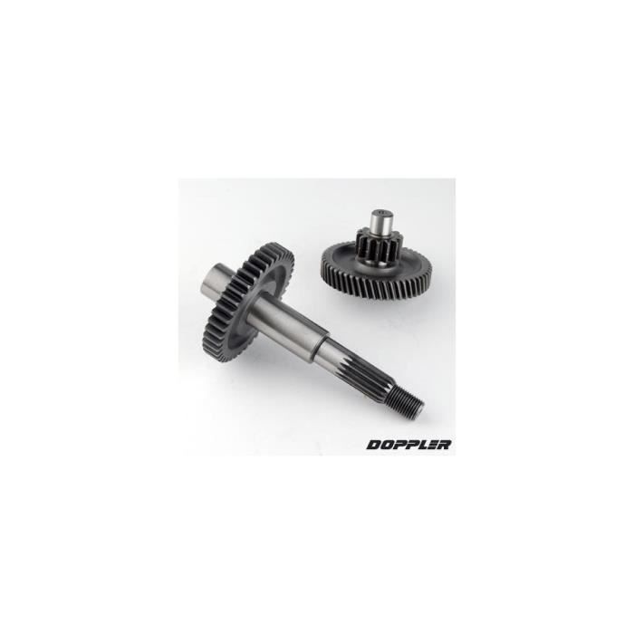 Engrenage/transmission scooter doppler adapt. booster -52/14-41 (2pcs) axe roue ar