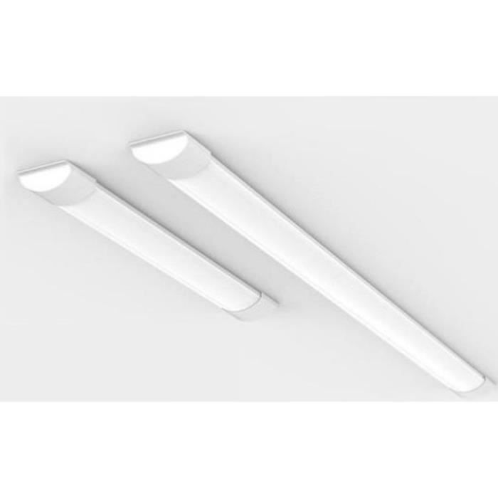 Réglette LED 90cm 24W - Blanc Neutre 4200k - 5500k Silumen