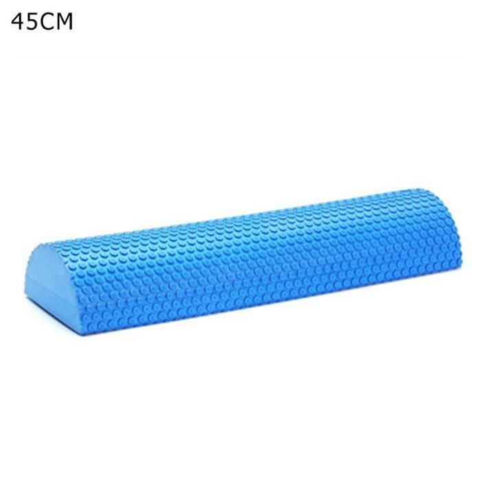 Rouleau demi-cylindre en mousse EVA pour le Yoga,équipement utile pour l'entraînement, blocs, coussins d'équ Deep Bleu