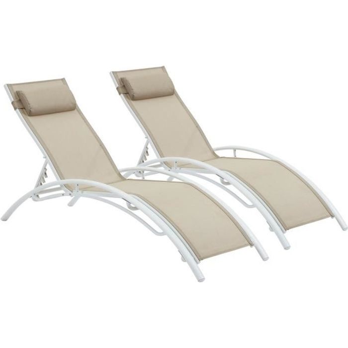 Bain de soleil en aluminium \