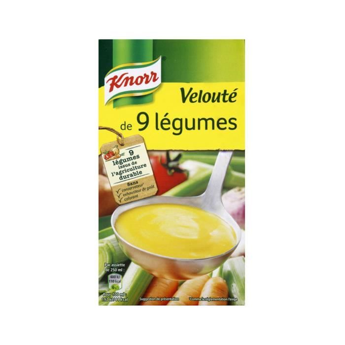 Velouté 9 légumes 50 cl Knorr
