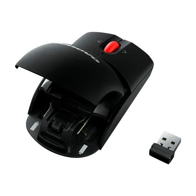 LENOVO Souris Laser 0A36188 - Fréquence radio - USB - Sans fil - 2,40 GHz - 1600 dpi - Roulette inclinable - Symétrique