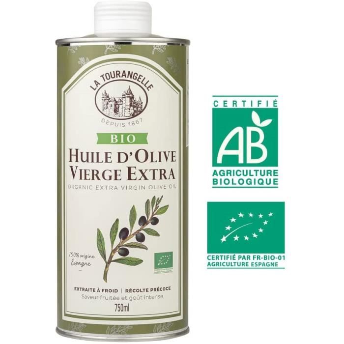 Huile D Olive - Tourangelle Vierge Extra Bio Classique Bouteille