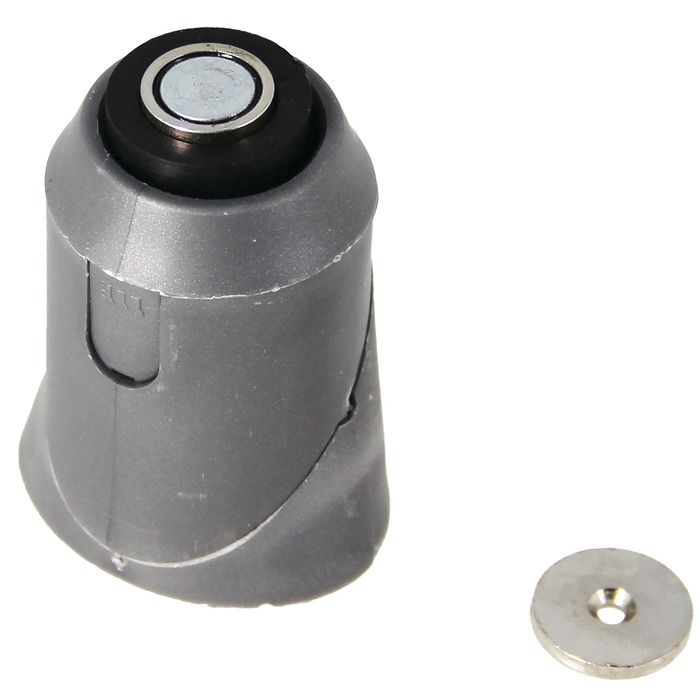 Butoir de porte magnétique gris 20kg - MONIN - 161330
