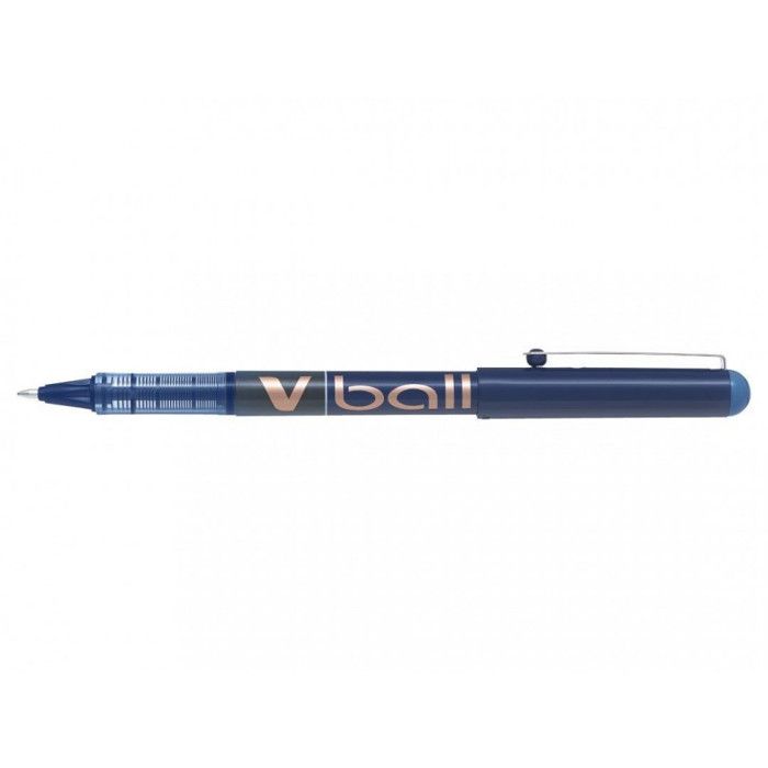 PILOT Stylo Roller Encre Liquide V-BALL 10 Pte Large Bleu