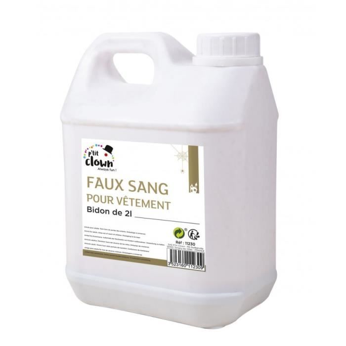 Autre Accessoire Deguisement Vendu Seul - Bidon 2 litres de faux-sang