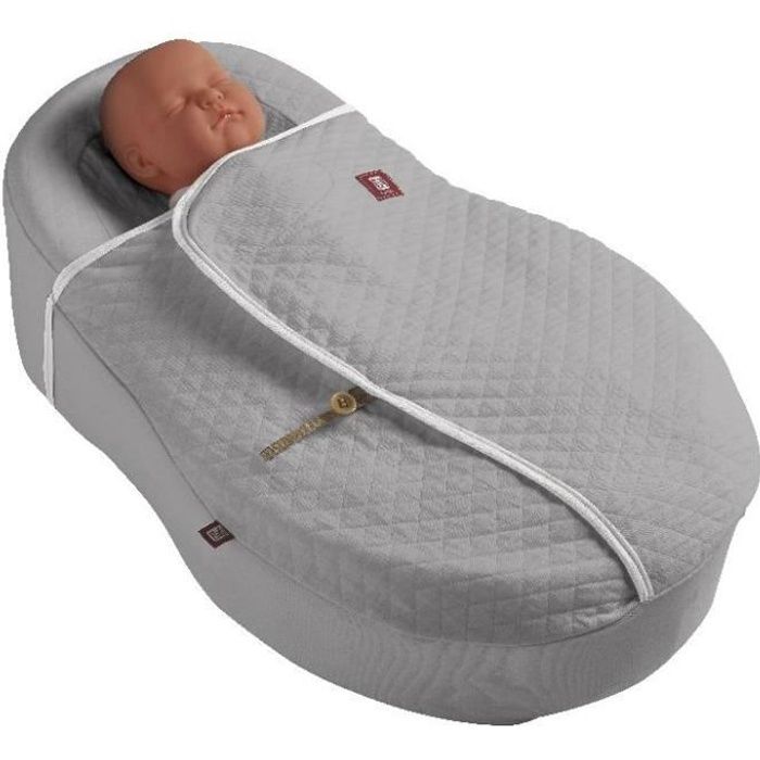 RED CASTLE Couverture bébé Cocoonacover Léger 1,0 tog Gris