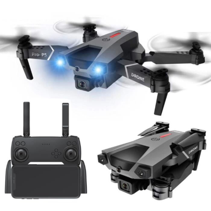 Avion UAV d'évitement d'obstacles P5 HD Aérien 4K Quadrocopter pliant Double caméra Avion télécommandé à point fixe à hauteur fixe