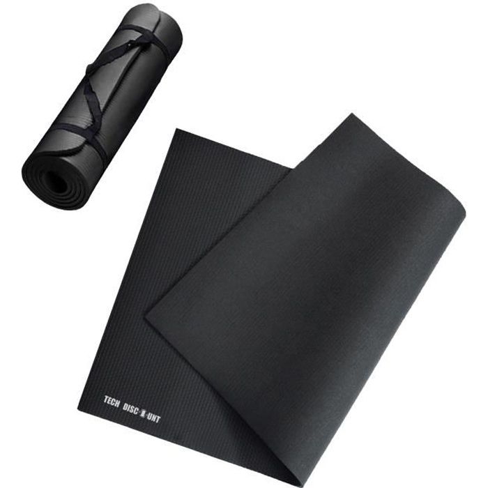 TD® Tapis de yoga épais et durable 15 mm Tapis de sport antidérapant Tapis de fitness Tapis antidérapant exercice de yoga