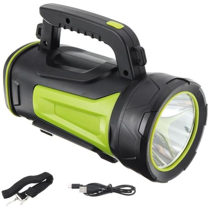TEMPSA 300W Lampe de Poche Rechargeable Lumineux Puissant étanche Torche 3000LM 8000mAh