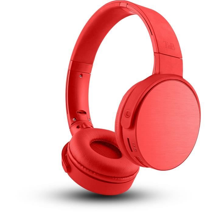 T'nB CB SHINE 2 Casque Bluetooth 4 en 1 - Rouge