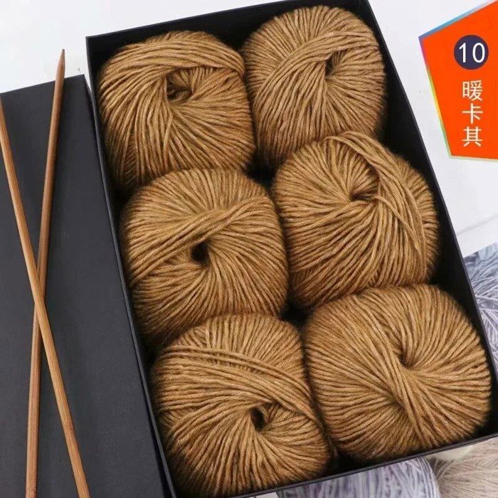 Fil à Tricoter et à Crocheter, Mailles Bien Visibles - Gros Fil épais
